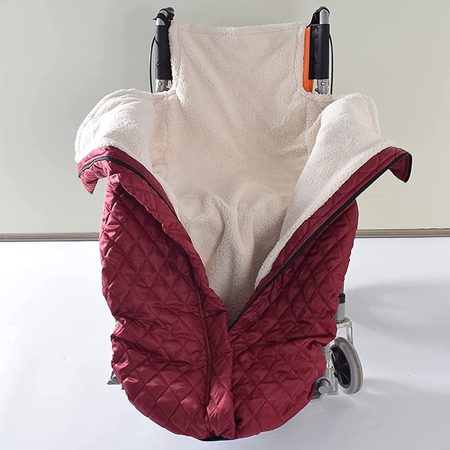 Manta de Invierno para Silla de Ruedas de Adultos, Forro Polar Grueso, Impermeable, acogedora, Universal, para sillas de Ruedas manuales y eléctricas, Lavable a máquina.