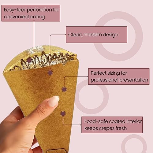 Miniatura 12 de Envoltura de crepé blanco de estilo japonés, resistente, 7.05 oz, con perforación de desgarro (paquete de 2000)