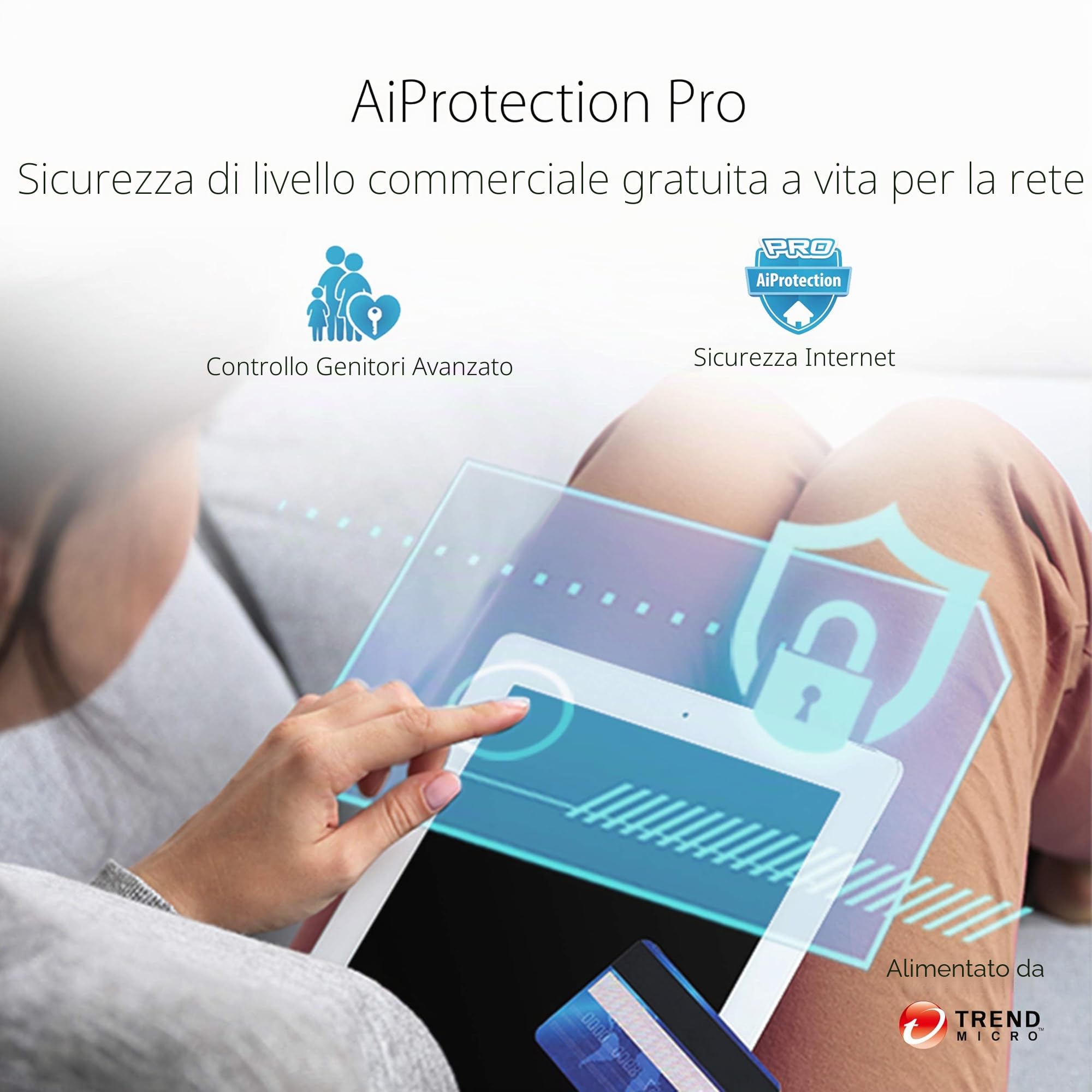 ASUS RT-AX82U Router Estendibile con Mobile Tethering, Alternativa ai Router 4G 5G, AX5400 Dual Band WiFi 6, Mobile Game Mode, AiProtection, Adaptive QoS, Port Forwarding