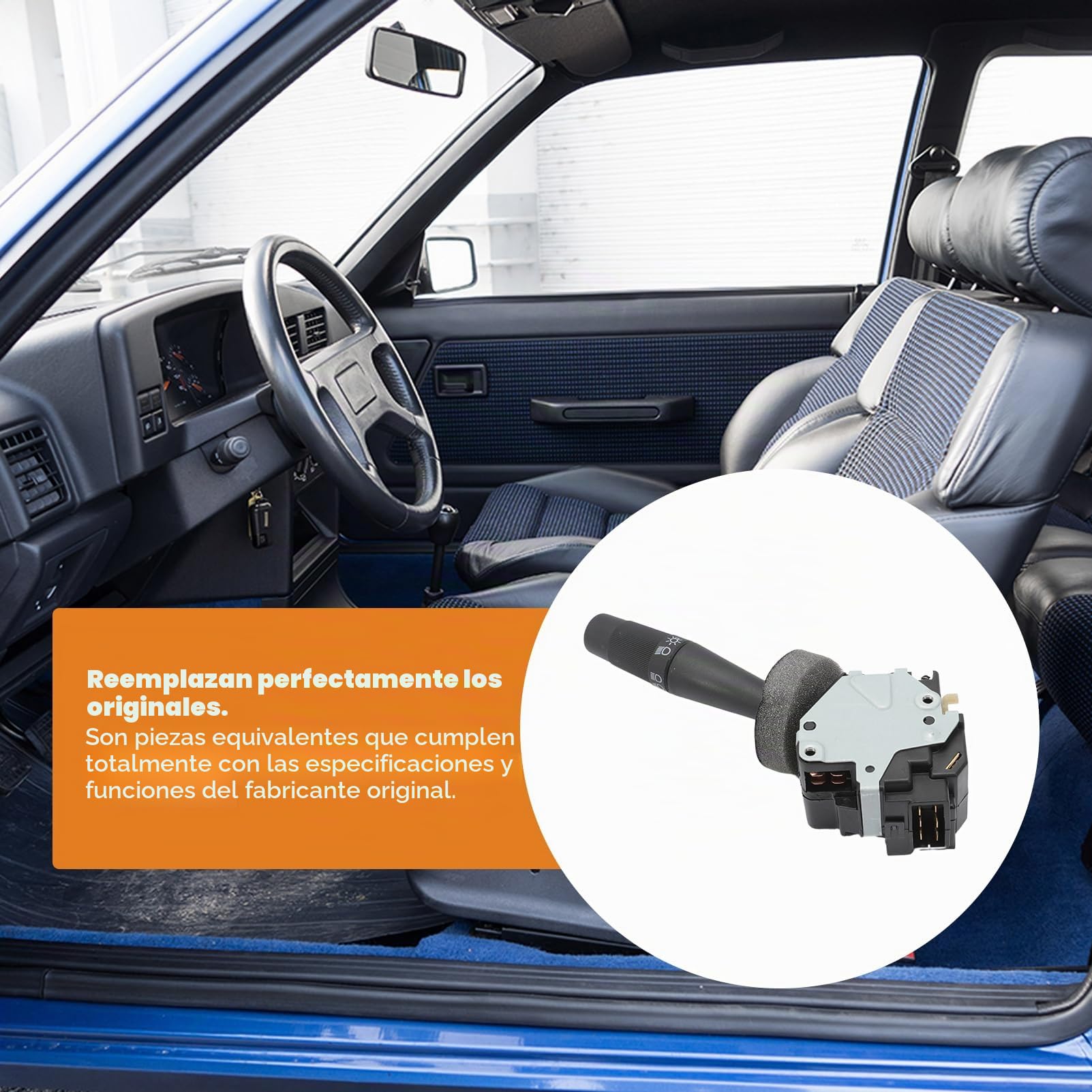 Controlador de luz, faro, intermitente y claxon, apto para Peugeot 205 309 1987-1998 625341