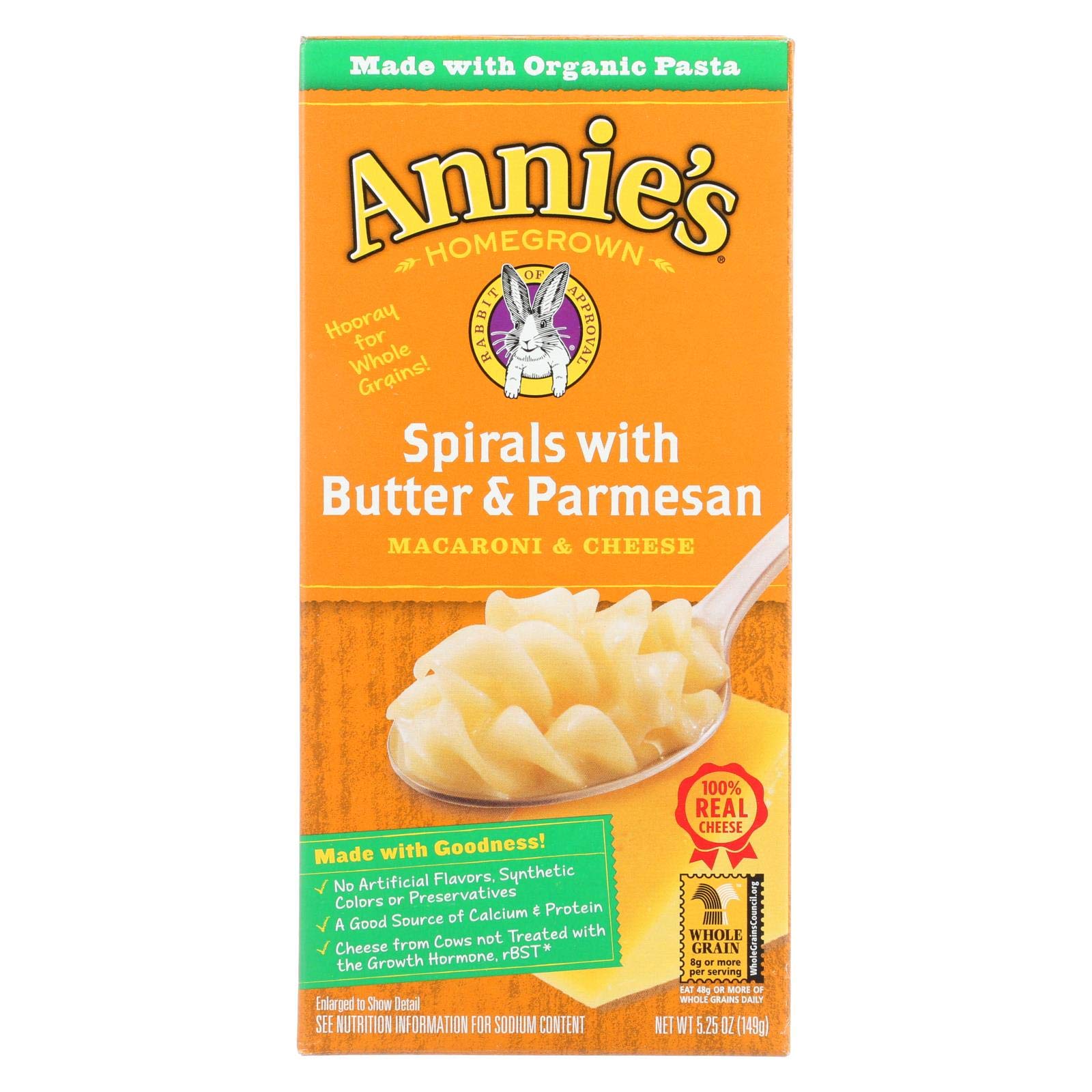 Annie's Homegrown Spirals, Btr and Prm Mac N Chs, 5.25-Ounce (Pack of 12)