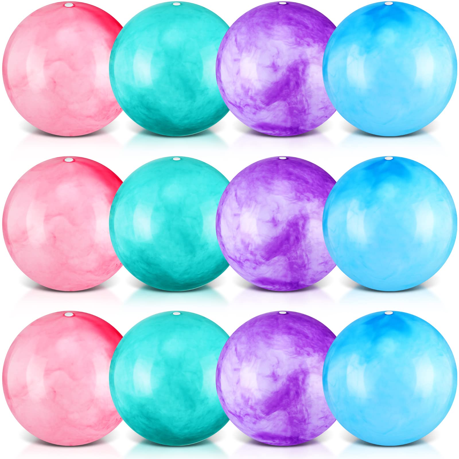 Photo 1 of Hungdao 12 Pcs Pilates Mini Exercise Ball 9 Inch Yoga Ball for Yoga Classroom Workout Ball Core Ball Barre Ball for Bender Training Physical Therapy Balance Stability Stretching