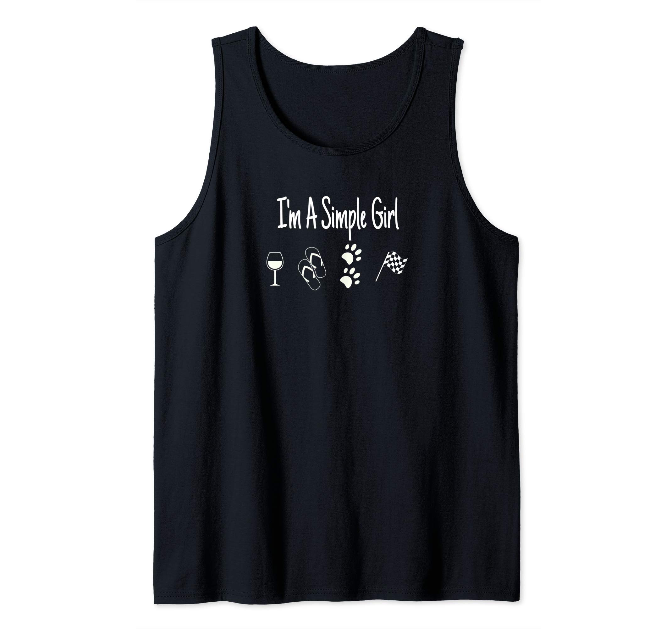 Dirt Track Racing Speedway Racetrack Gifts Auto Car Racing Tank Top