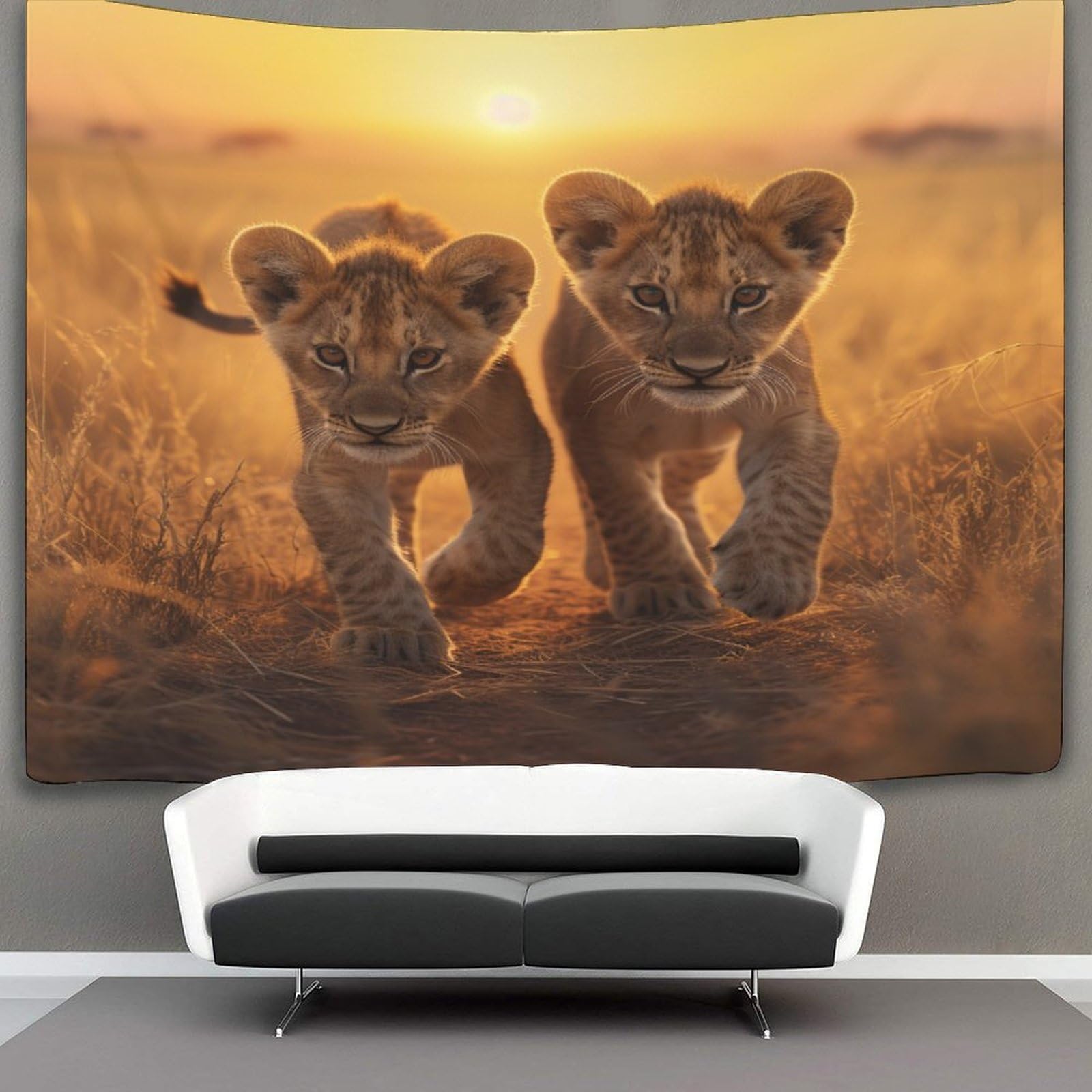 kaiyun Animal Tapestry Cheetah Wall Hanging Tapestries for Bedroom Living Room Apartment Dorm Decorations Wall Art Decor 130cmx150cm