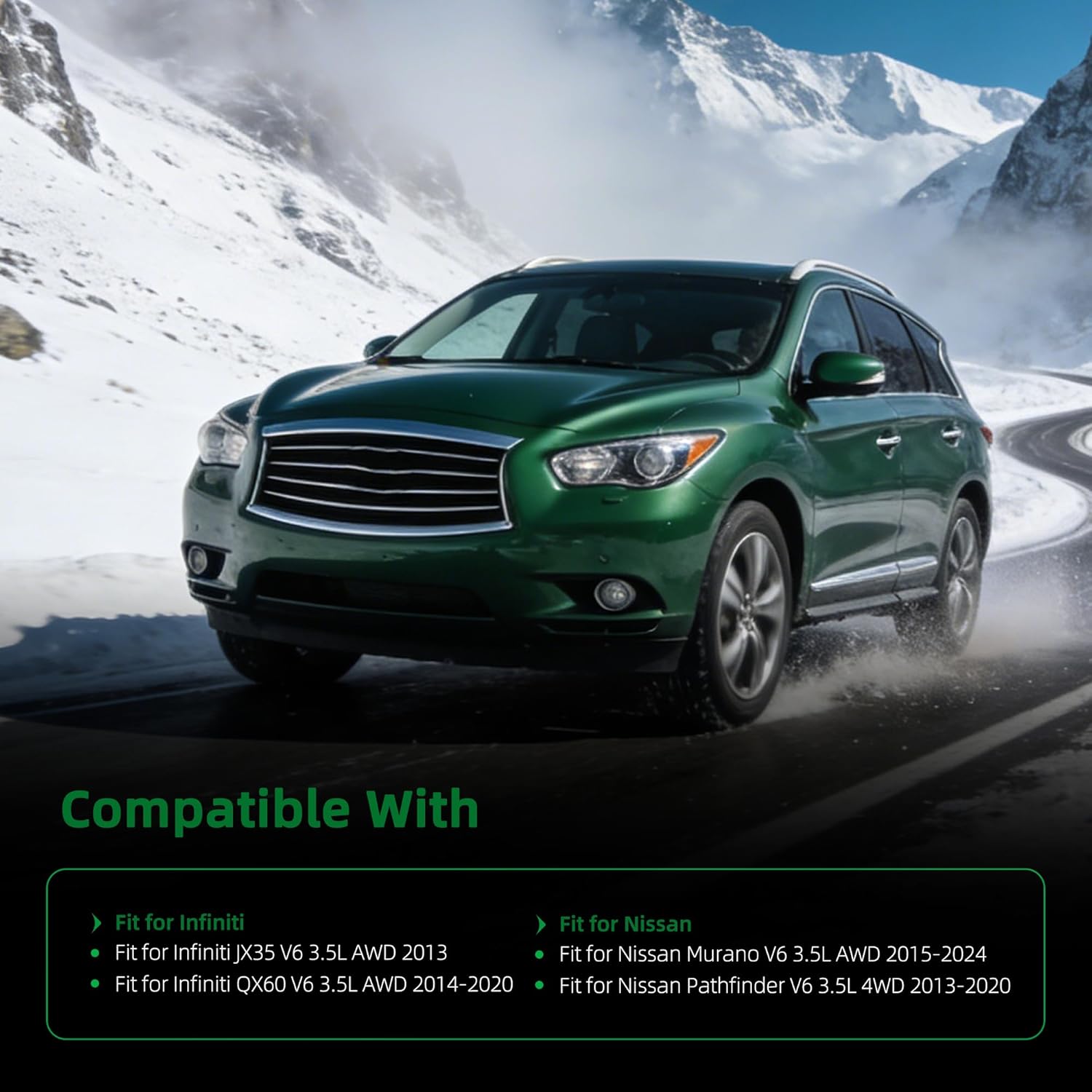 Engine Motor Mount and Torque Strut Mount Kit,for Nissan Murano 15-24,for Nissan Pathfinder 13-20,for Infiniti JX35 13,for Infiniti QX60 14-20,V6 3.5L AWD,OE#A7394 A7395 A4365HY A4373 A7383 A7386