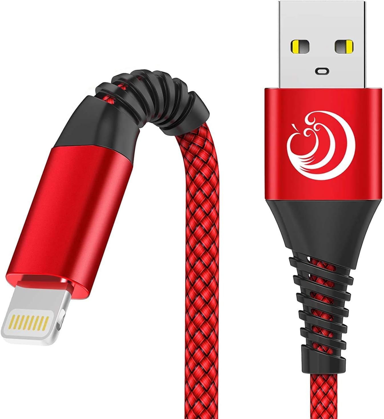 iPhone Charger Cord 6ft 2Pack, MFi Certified Lightning Cable Nylon Braided Charging Cord, Fast Charger Phone Cable Compatible with iPhone 12 Pro 11 Pro Xs Max Xr 10 8 7 6 6s Plus Se 2020 iPad