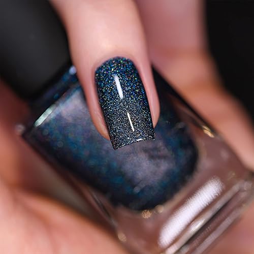 Miniatura 1818 de ILNP Madison Ave Esmalte de uñas holográfico metálico rosa antiguo