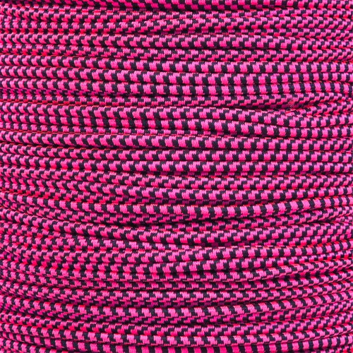 West Coast Paracord Shock Stretch Bungee Cord – 1/8 Inch Diameter (50 Feet, Rosa Noche) — image 1