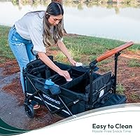 Vista 4 de WONDERFOLD Bandeja de aperitivos serie X para cochecito X4 con portavasos abatibles para maximizar el espacio, fácil de instalar