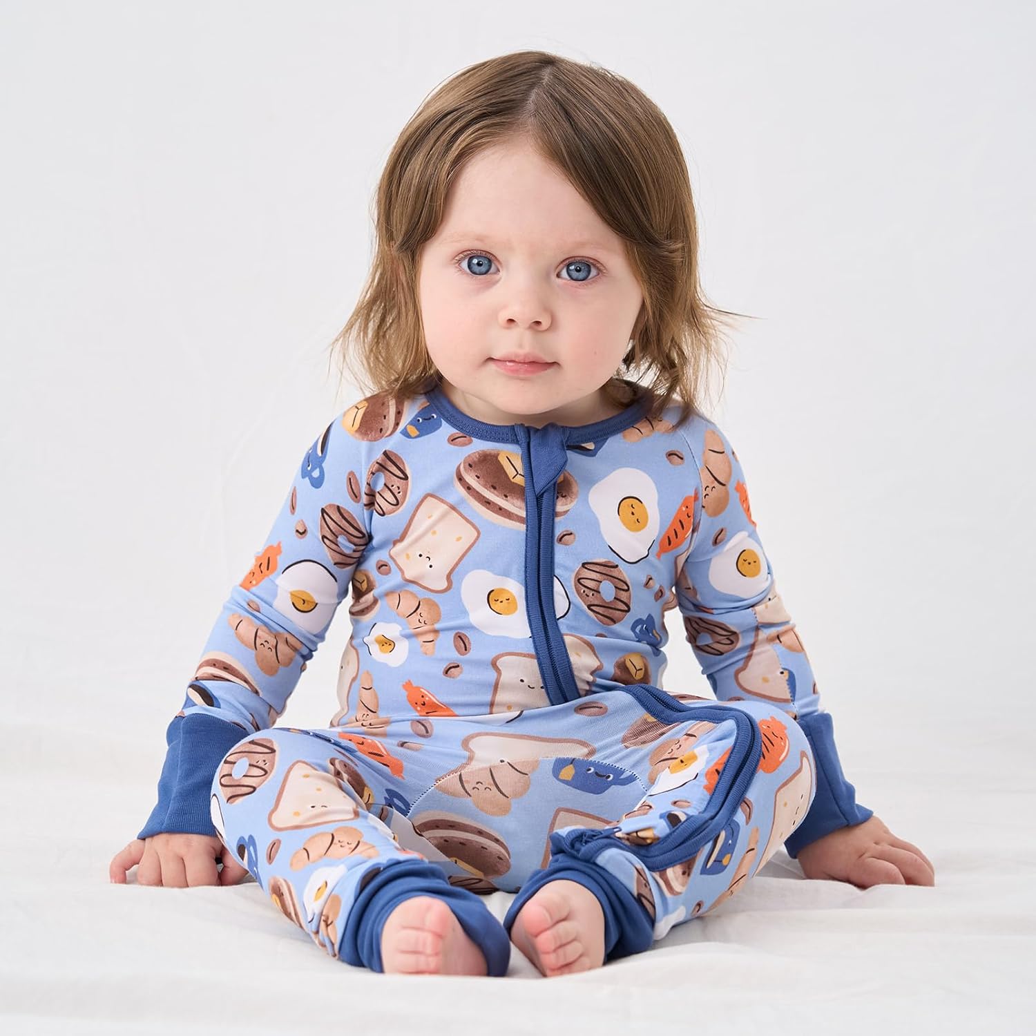 pureborn Baby Infant Boys Girls Sleeper Snug Fit Viscose from Bamboo Pajamas 0-24 Months - Image 2