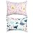 ALVABABY Toddler Pillowcases Fits 13 x 18,12x 16 Kids Cotton Baby 2 Packs Envelope Kids Pillowcases for Boy Girl Sleeping Travel 2TPW28