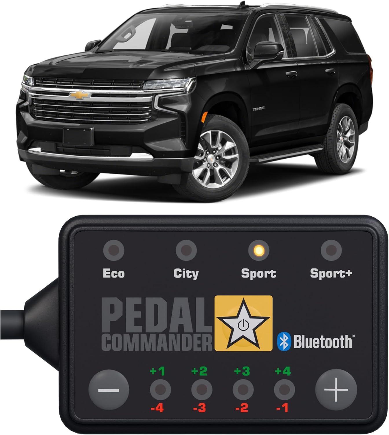 PEDAL COMMANDER for Chevrolet Suburban 2021-2025 Throttle Response Controller - Anti-Theft, 4 Driving Modes, App Control, Throttle Controller Performance Upgrade, Suburban Accessories