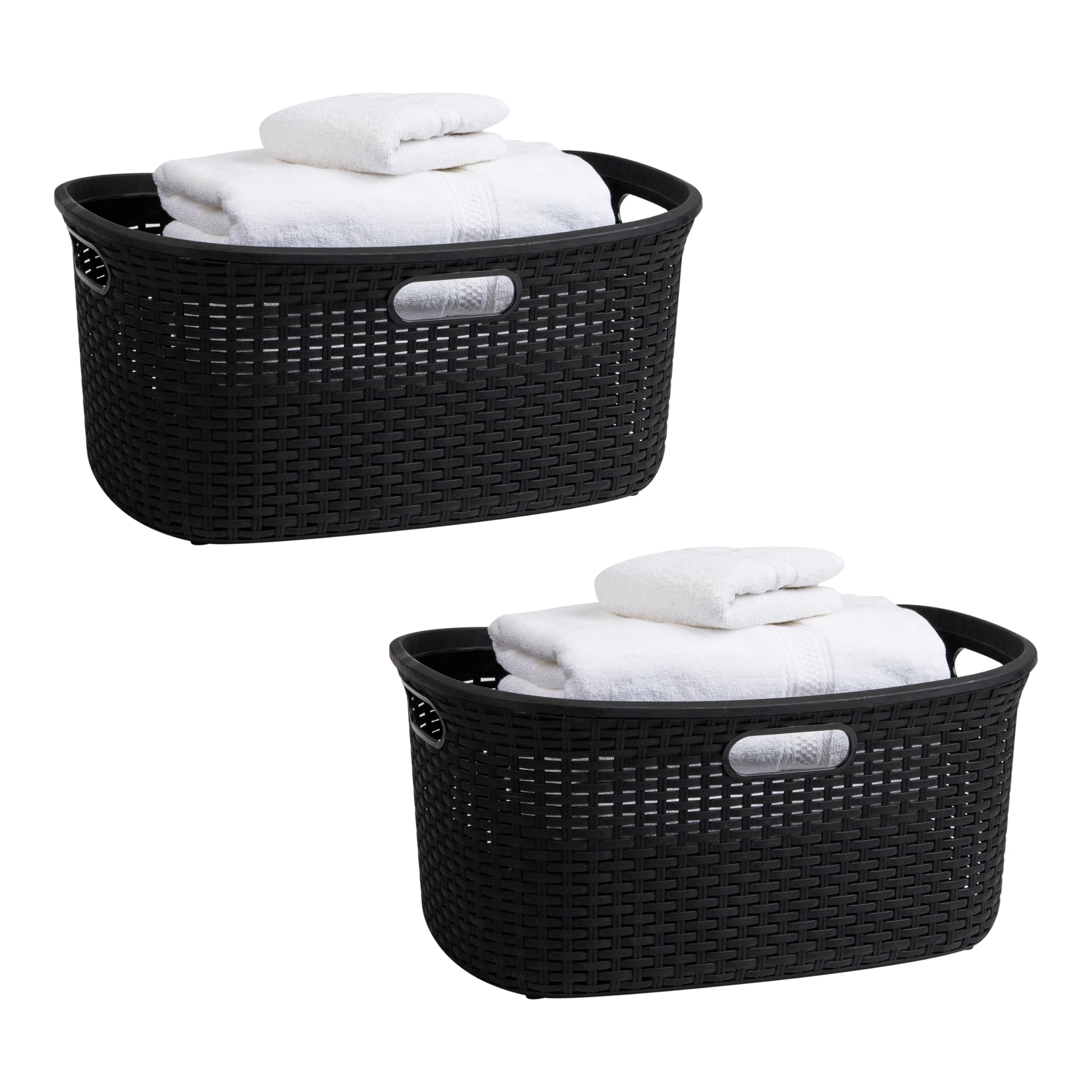 Amazon.com: Mind Reader 40L Laundry Basket, Clothes Hamper