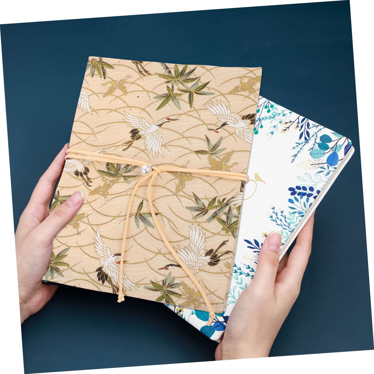 NUOBESTY 5pièces Housse De Fait Main Pour Couverture Décorative Ajustable Avec Motif De Pour Étudiants Et De Lecture