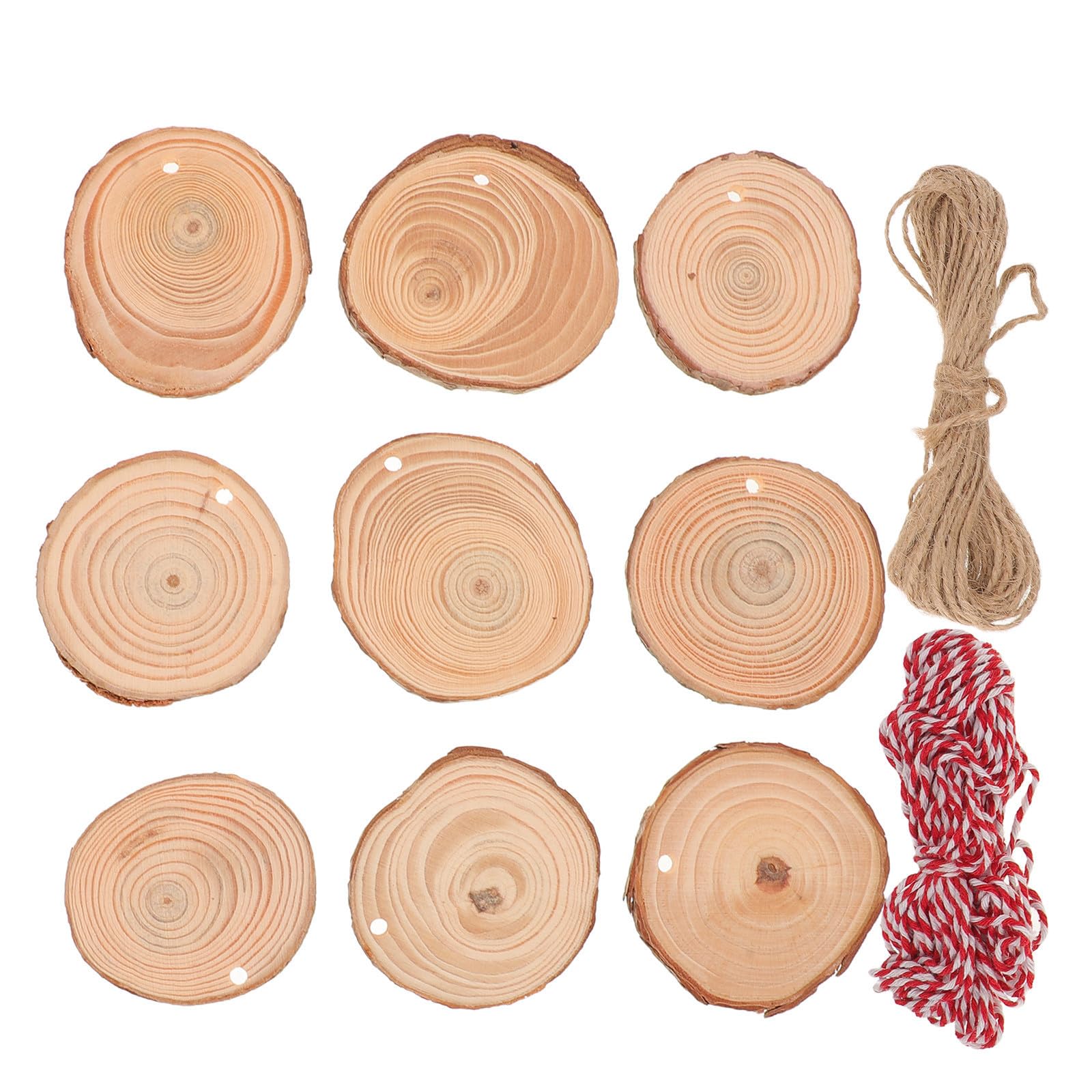 Beaupretty 120 Pezzi Dischi di Legno Rotondi Non Finiti per Artigianato e