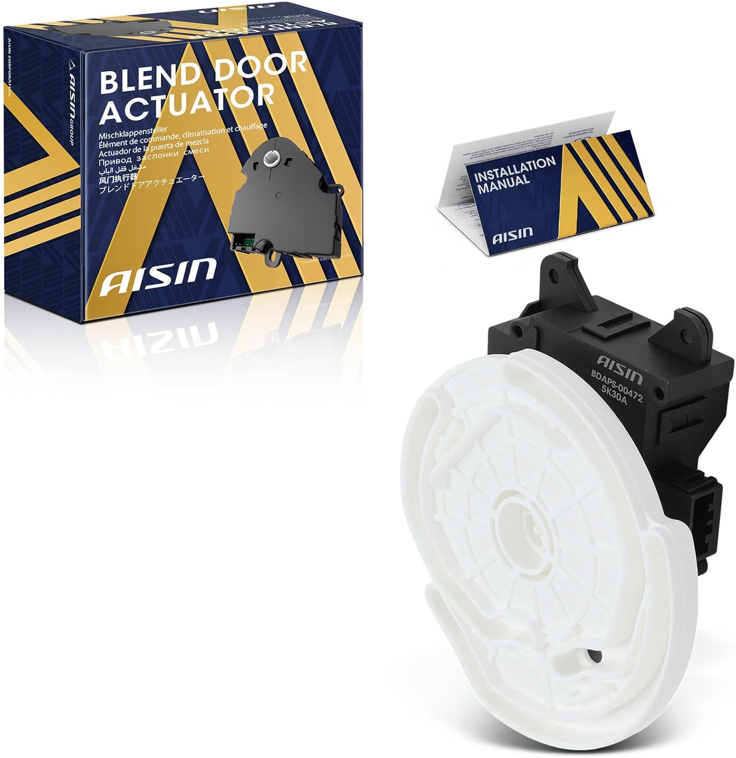 AISIN AFTERMARKET BDAPS-00472 HVAC Air Door Actuator - Compatible with Honda Accord 2008-2011 - Mode Control Actuator