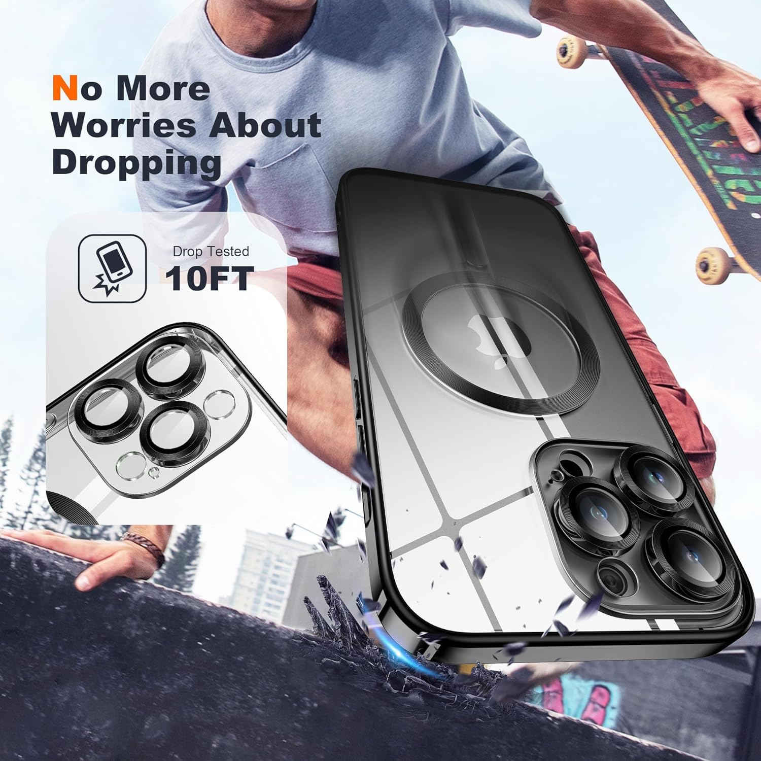 Astter For Magnetic IPhone 16 Pro Max Case With Privacy