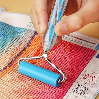 1-Pack 5D Diamond Painting Roller Tool - Diamond-Dotting Pen Roller for DIY Craft Projects