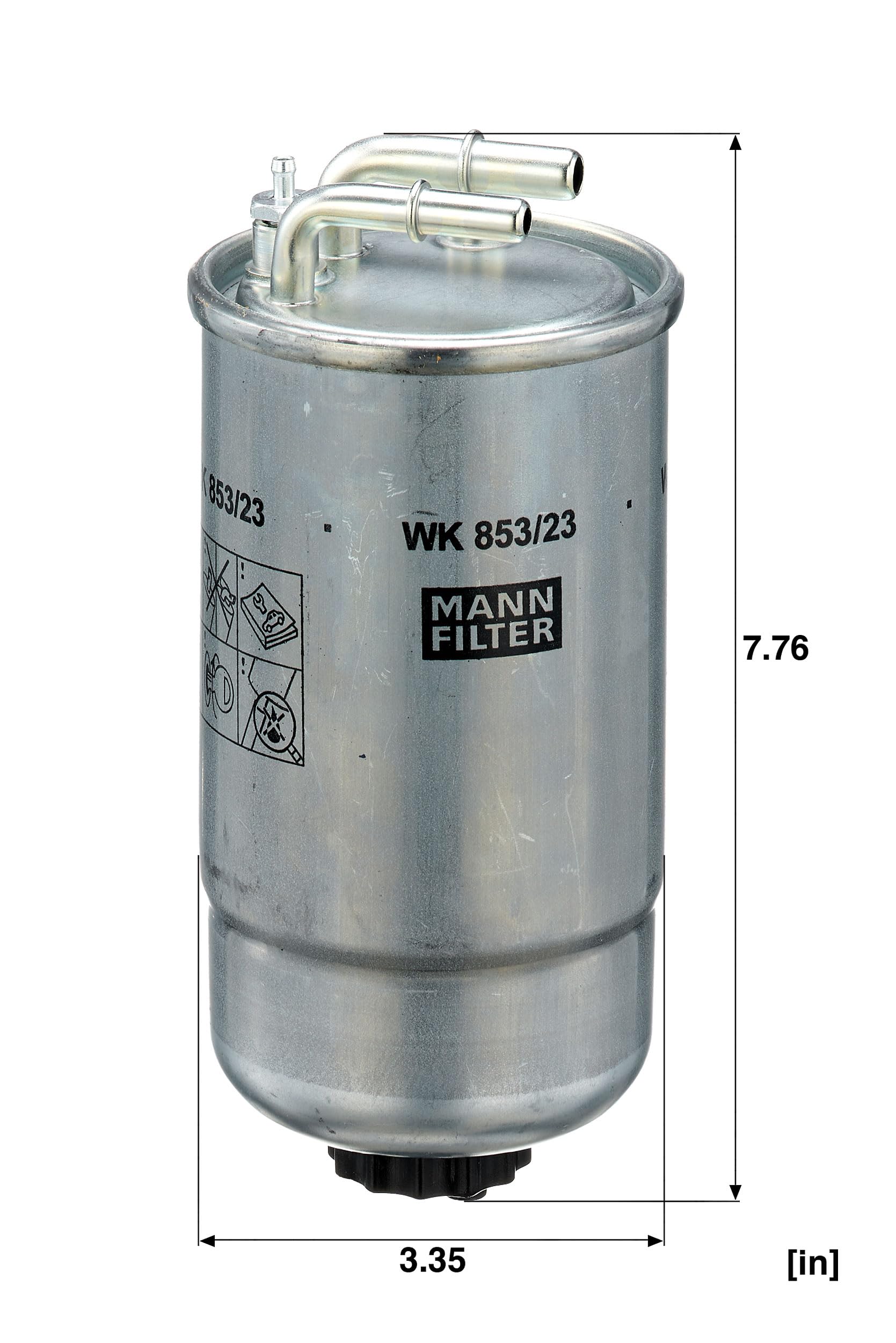 MANN-FILTER, WK 853/23 Filtre à carburant