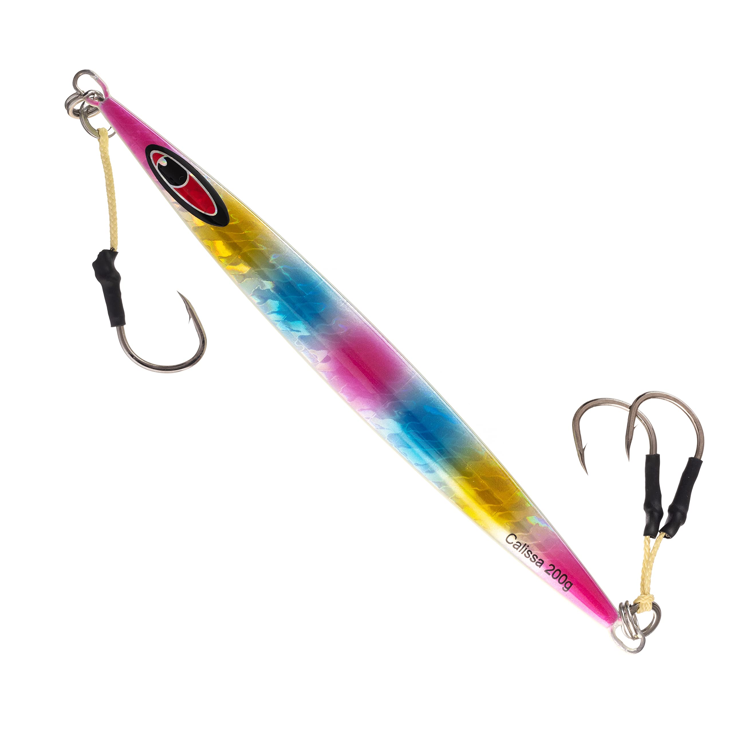Calissa Offshore Tackle Speed Jig - 80g-550g, 3/0 Hooks, 300LB Assist Cord, Saltwater Corrosion Resistant - View #5