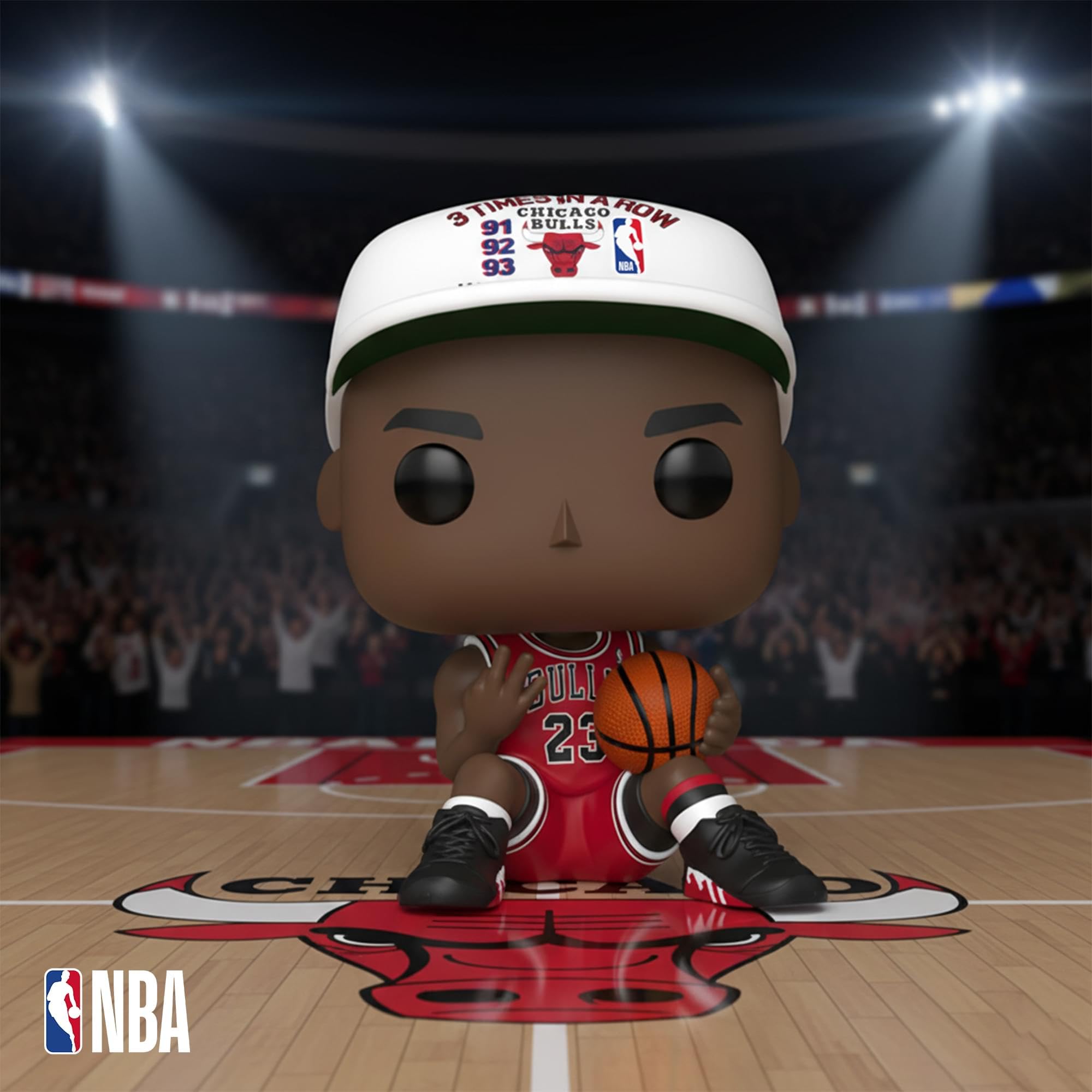 Funko Pop! NBA: Bulls - Michael Jordan - 3X in a Row - Collectable