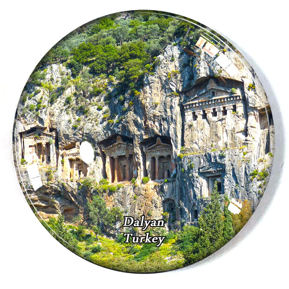 Dalyan Turkey Fridge Magnet Refrigerator Freezer Magnet Souvenir Decoration Magnet Sticker Glass Crafts