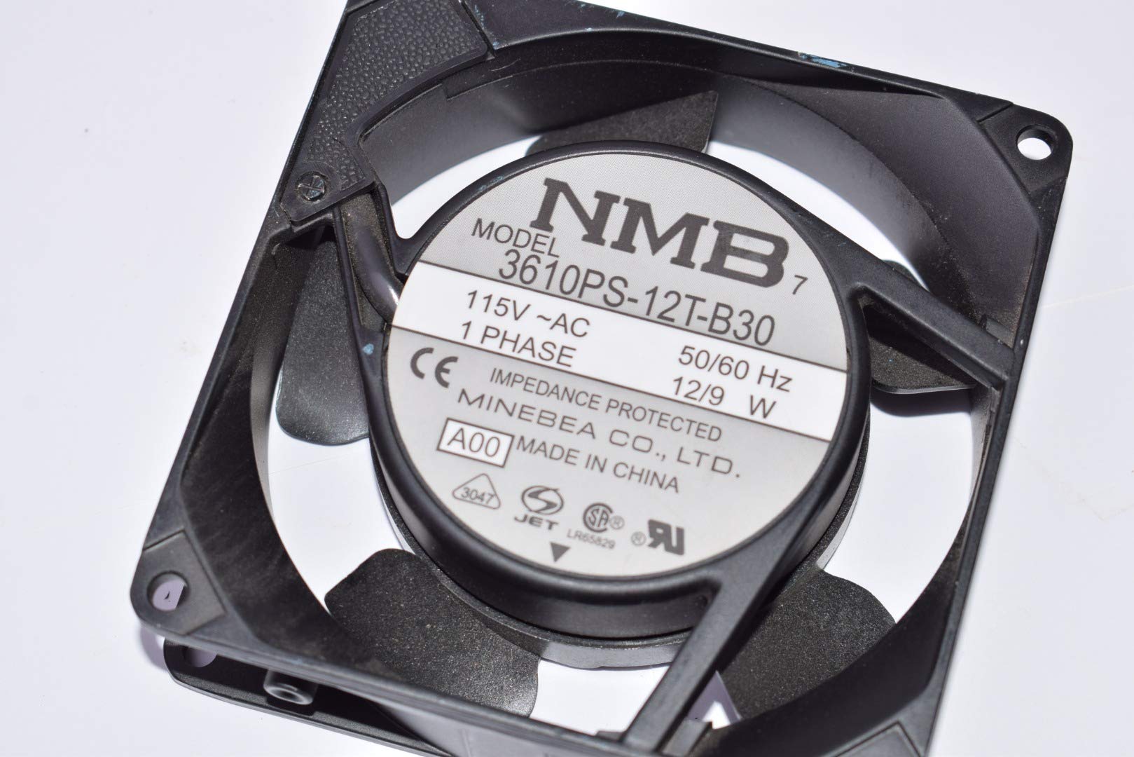 NMB TECHNOLOGIES 3610PS-12T-B30-A00 AXIAL FAN, 92MM, 115VAC, 116mA