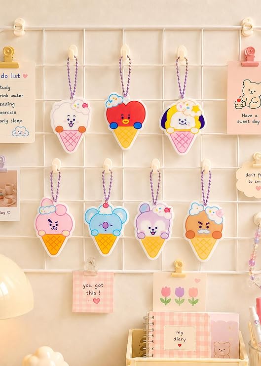 LINE FRIENDS Official BT21 CLOUD Lenticular Keychain