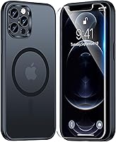Vista 42 de TAURI Funda magnética 5 en 1 diseñada para iPhone 14 para iPhone 13, [compatible con MagSafe] con 2 protectores de pantalla + 2 protectores de lente