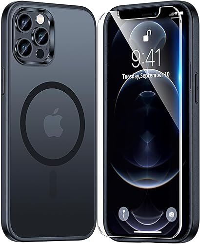 Miniatura 62 de TAURI - Funda a prueba de golpes para iPhone 15 Plus de 6.7 pulgadas, 3 en 1, no se pone amarilla, con 2 protectores de pantalla, protección