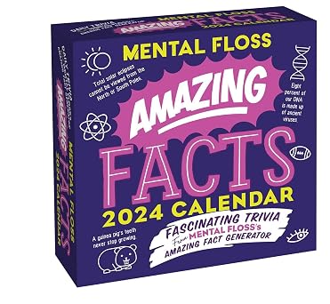 Amazing Facts from Mental Floss 2024 Day-to-Day Calendar Fascinating Trivia From Mental Flosss Amazing Fact Generator