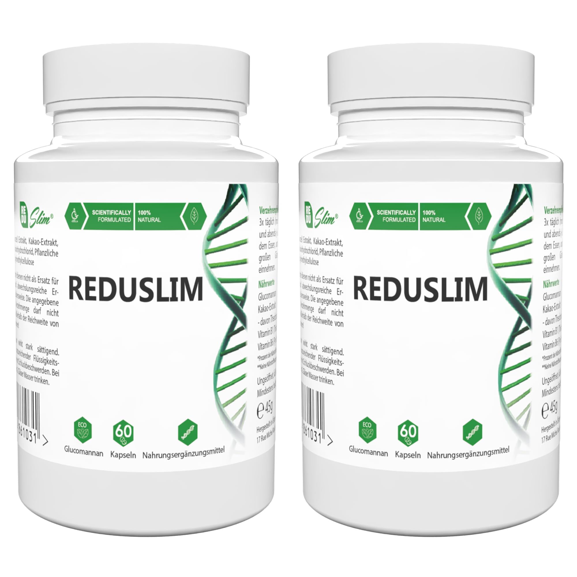 Reduslim - 120 capsule (2 x 60 capsule), confezione da 2 pezzi