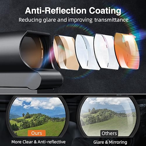 Vista 2 de CVLIFE Mira reflejada, mira de punto rojo de 0.039 x 1.102 x 1.575 in, 4 mira de retículas ajustables para riel Picatinny de 0.787 in, óptica