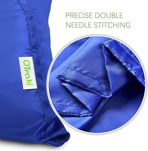 Miniatura 3 de OTraki Bolsas de viaje para ropa sucia de lavandería de 24 x 32 pulgadas, 2 unidades de uso pesado con cordón de ajuste, bolsa organizadora,