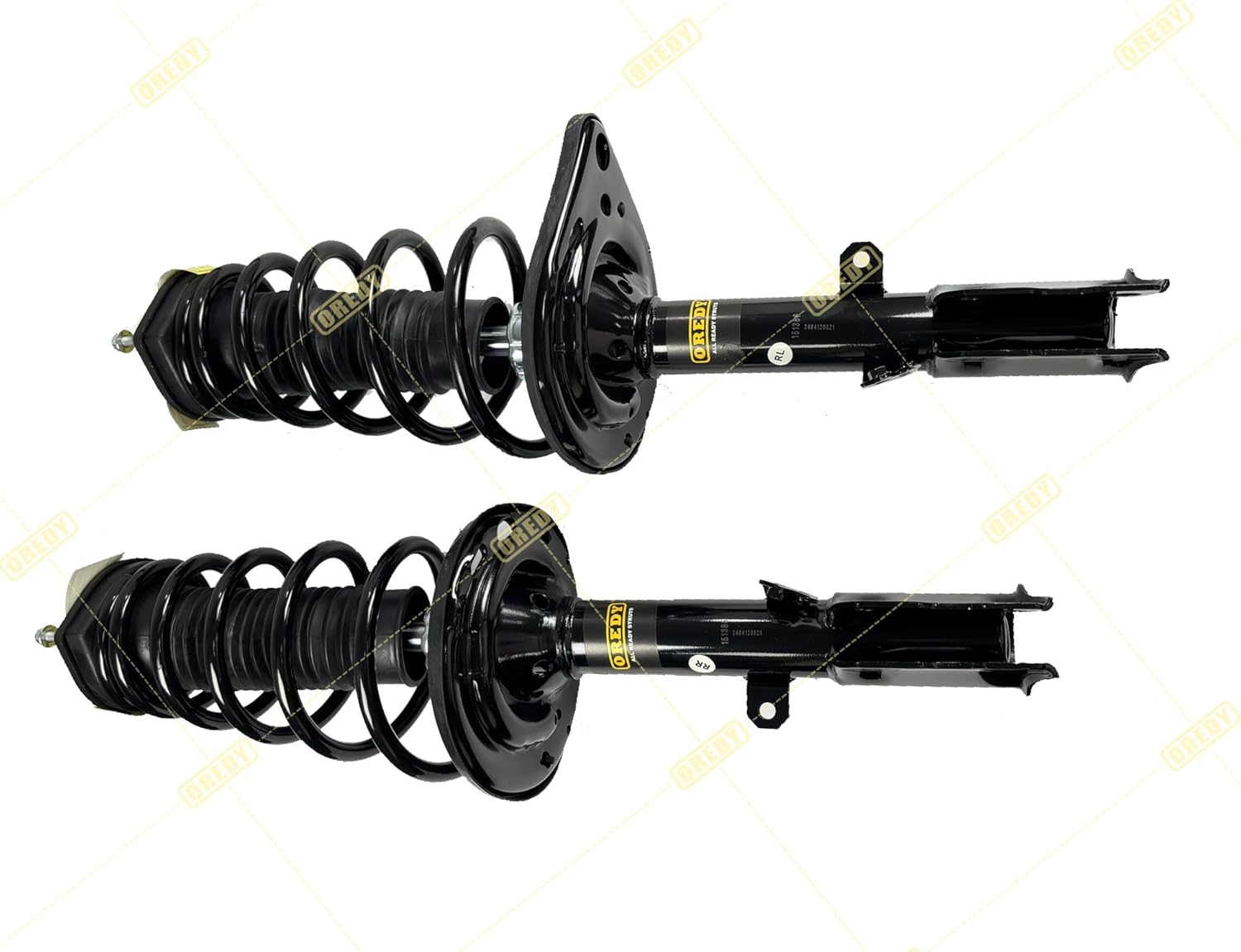 OREDY Rear Struts w/Coil Spring Assembly for 2007-2011 Toyota Camry, 2006-2012 Toyota Avalon, 2007-2012 Lexus ES350, Left & Right Side Replacements - 172309 172310 (2pcs)