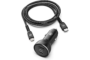 Apple MFi Certified Car Charger for iPhone 13/12/14 with Encased Silicone Case