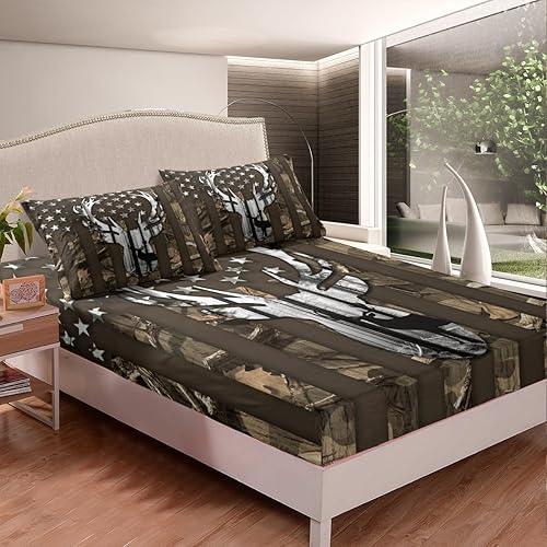 Miniatura 248 de Castle Fairy Juego de sábanas con temática de Halloween, tamaño Queen, juego de ropa de cama con estampado de animales de murciélagos negros