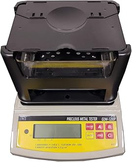 Digital Electronic Gold Density Meter Gold Purity Tester GoldPurity AnalyserGold Karat Measuring Device Densimeter Precious Metal Tester 1200g Digital ElectronicGold and Silver Testing Machine