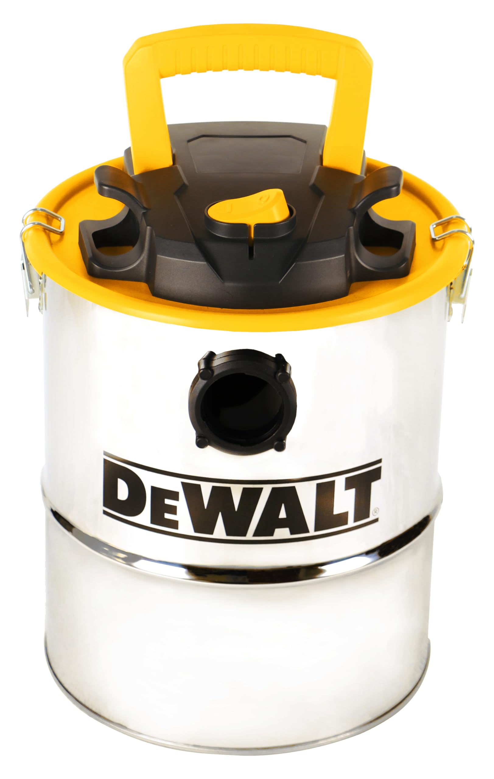 DEWALT DXV15A Aspirador de Cenizas 15 L | 600 W – Tanque Acero Inoxidable – Ideal para Cenizas Frías