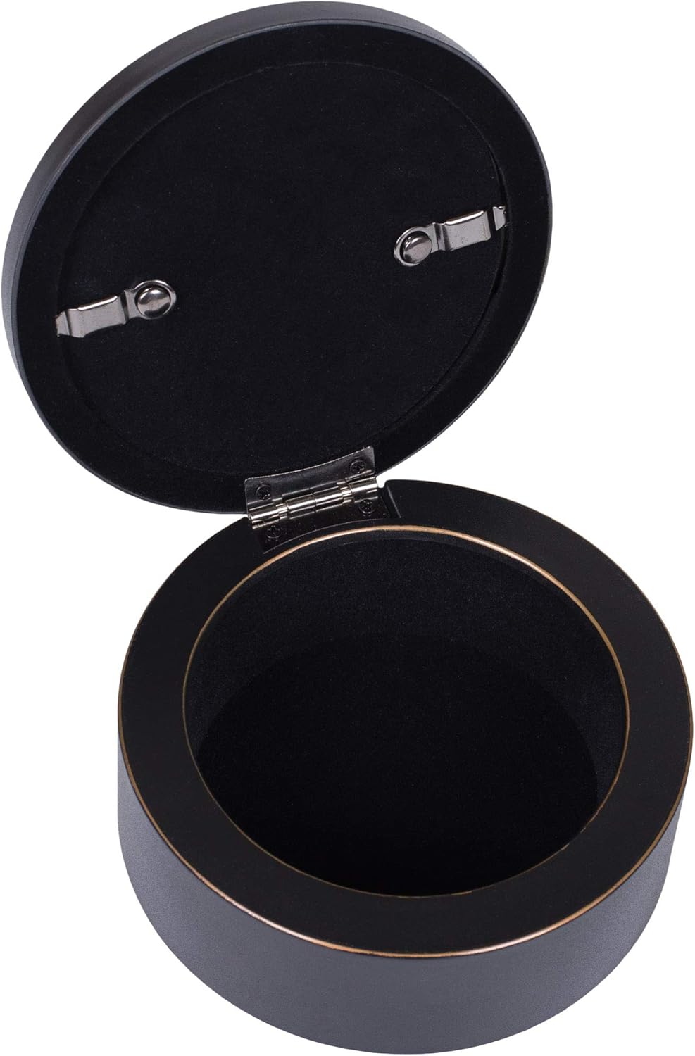 Cottage Garden Mother Precious Gift from God Black Rope Trim Petite Round Jewelry and Keepsake Box