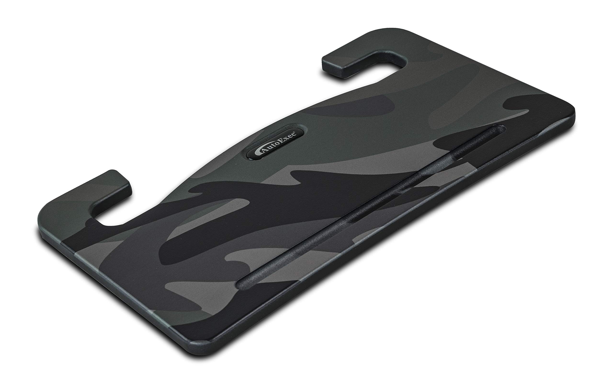 AutoExec AUE13055 Wheelmate Car Desk Green Camouflage Steering Wheel Tray for Laptop, Writing Space and Eating on The Go
