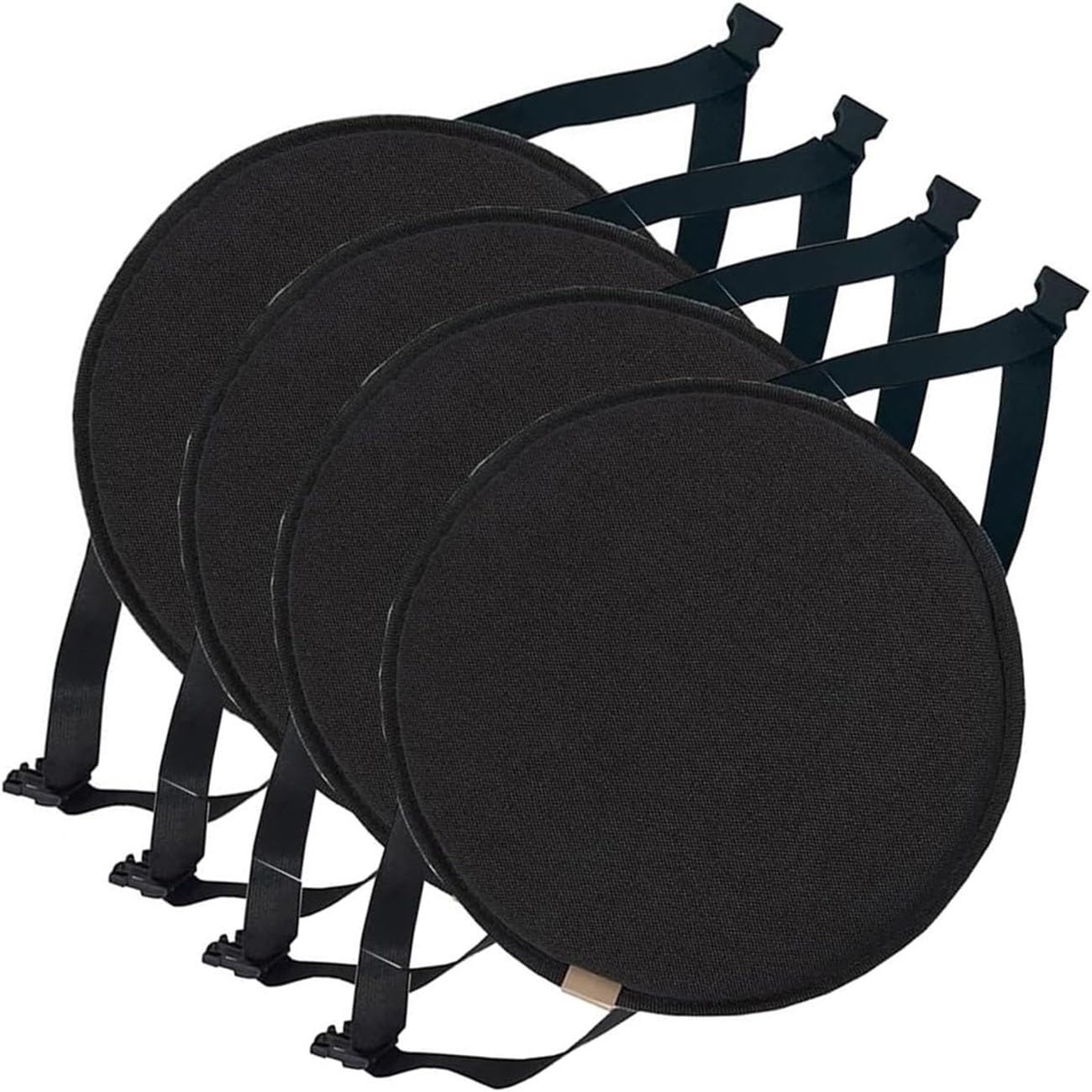 Lot De 4/2/1 Galettes De Chaise Rondes 30-50 Cm - Antidérapantes, Confortables, Intérieur/Extérieur Pour Salle à Manger, Terrasse, Jardin