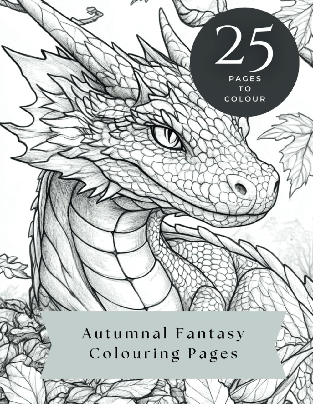 Autumnal Fantasy Adult Colouring Book Relaxing