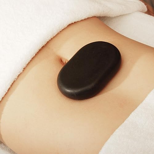 Miniatura 6 de Master Massage Master Massage - Piedra caliente de masaje de basalto, juego de 4 piezas de piedras calientes naturales, para masaje, spa, belleza,