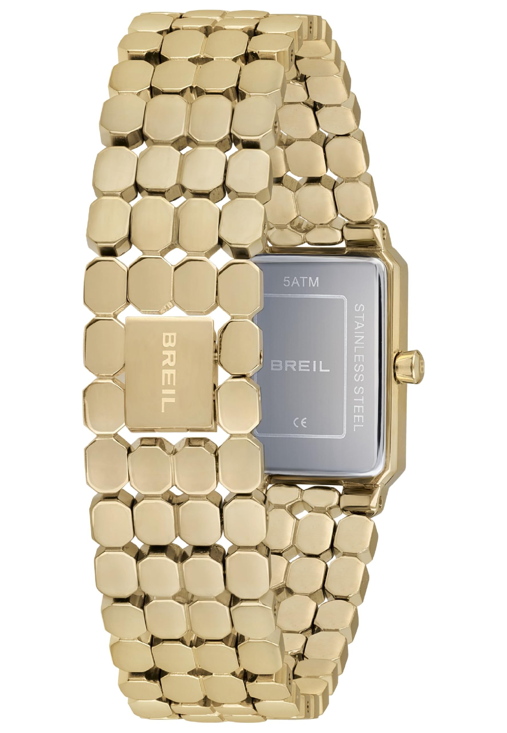 Breil Orologio Donna, Bracciale in Acciaio, Cassa 24 cm | Collezione MOTIF, Movimento Quarzo Analogico, Resistente all'acqua 50 metri, Idee regalo Donna