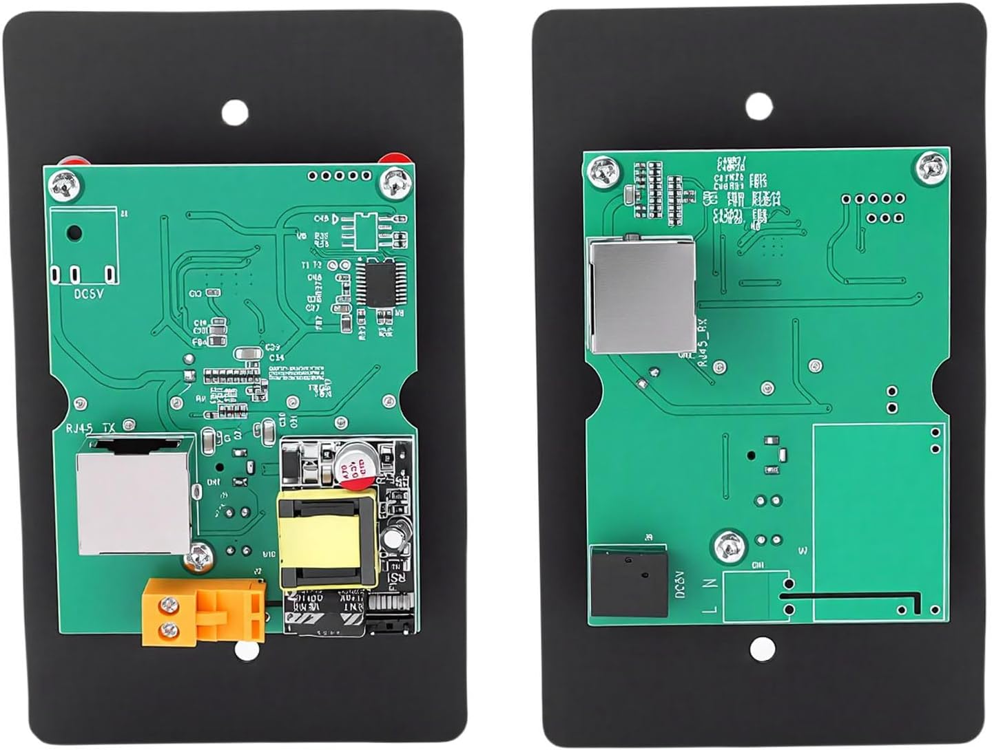 Yoidesu HD Multimedia Interface Wall Plate Extender, HD Cat6 Extender Up to 60m 1080p Support IR Remote Control, with DTS Master Sound, for PC Game Console Projector TV