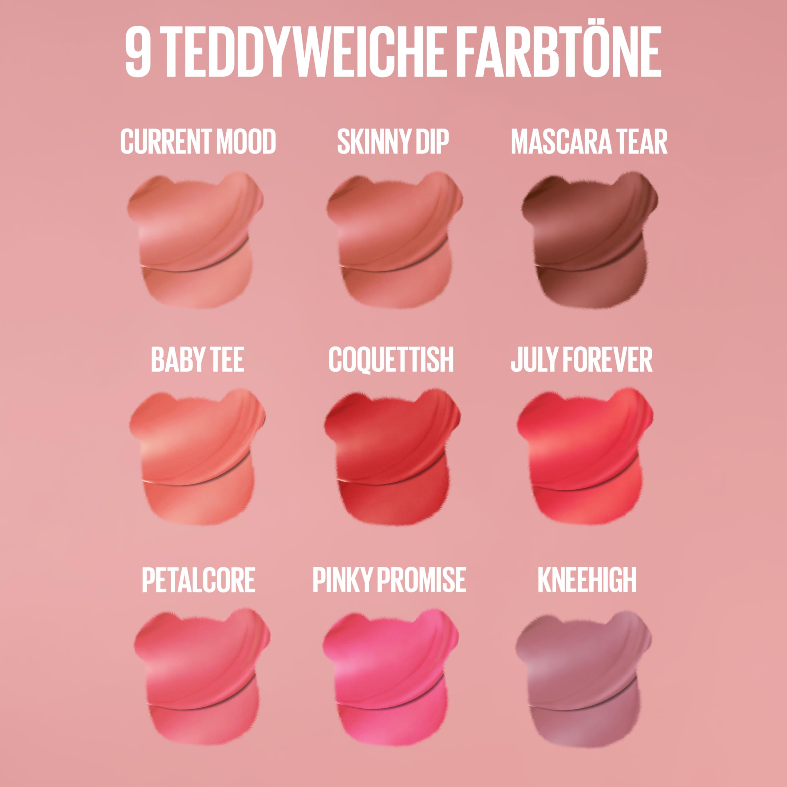 Maybelline New York Super Stay Teddy Tint Uzun Süre Kalıcı Likit Mat Tint 30 Coquettish (2 paketi)