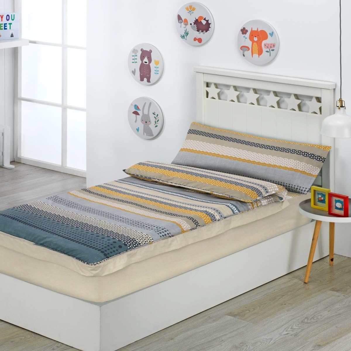DHESTIA HOME Saco Nordico 4 Estaciones Ajustable y con Cremallera Karima Color Único Talla Cama 90