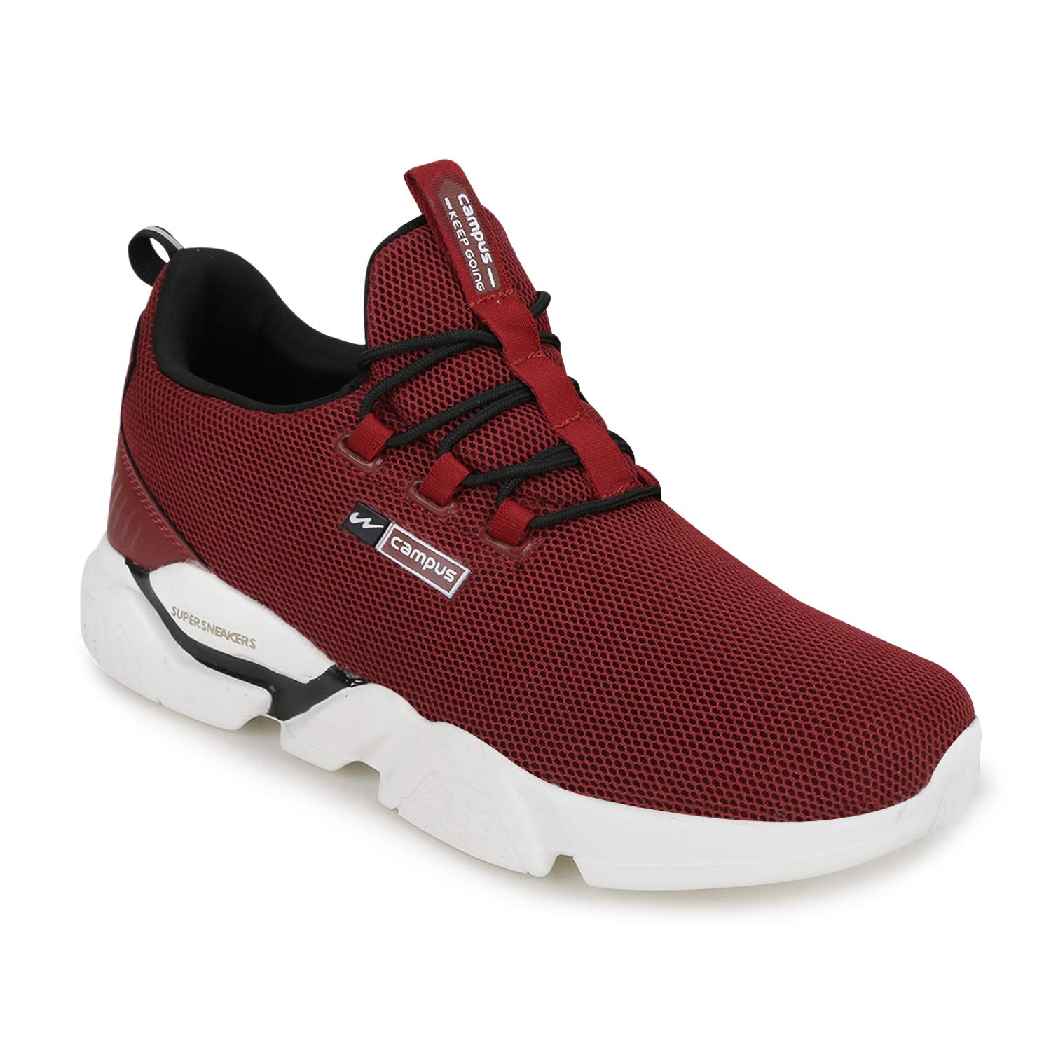 Campus Mens Burgundy, Burgundy-Black Running Shoes - 7 UK (B0827NR9XJ) Amazon Price History, Amazon Price Tracker