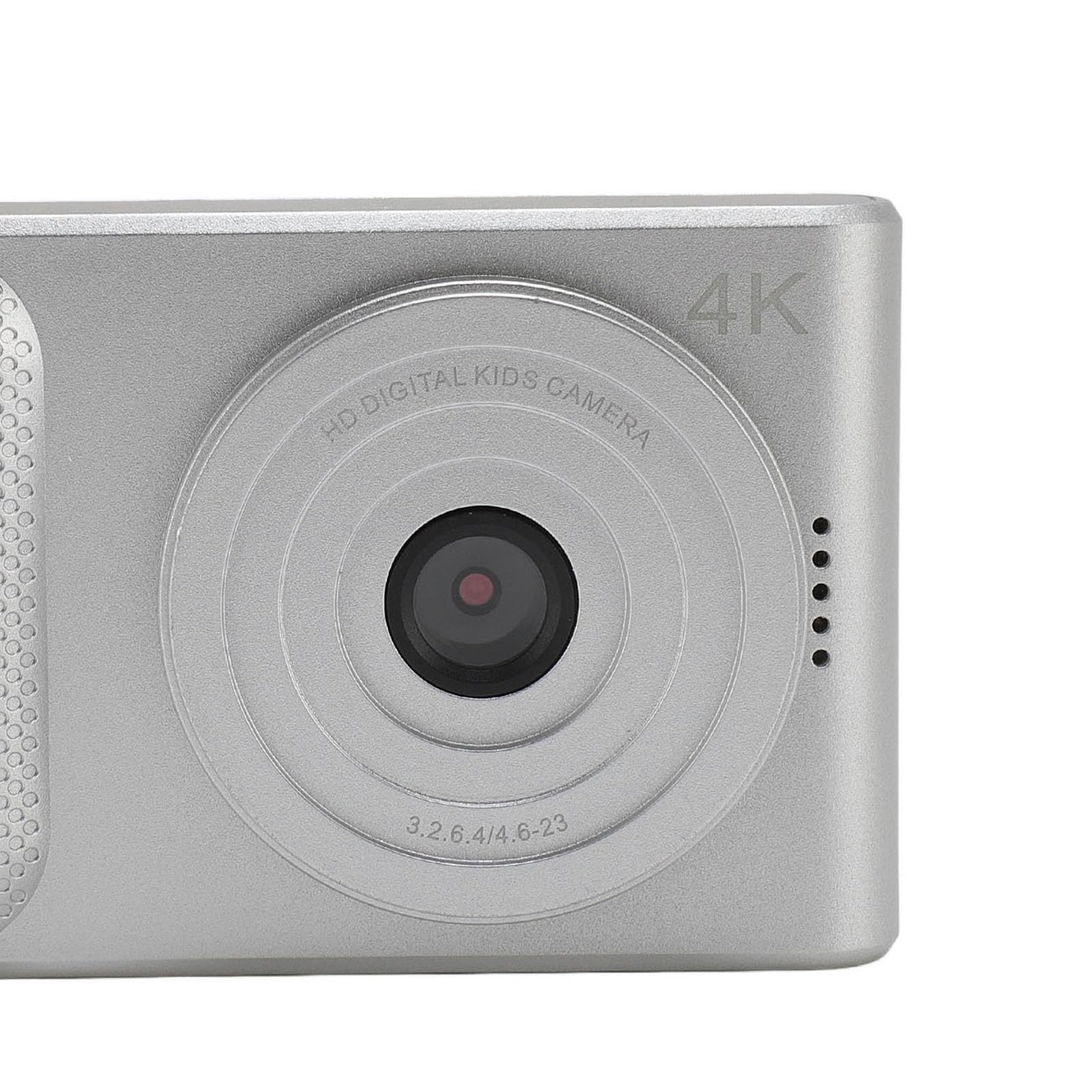 Fotocamera Digitale, Fotocamera Compatta Stabilizzazione Elettronica 'immagine Schermo TFT da 2,4 Pollici Messa a Fuoco Automatica HD da 48 MP per Vlog (Color argento)